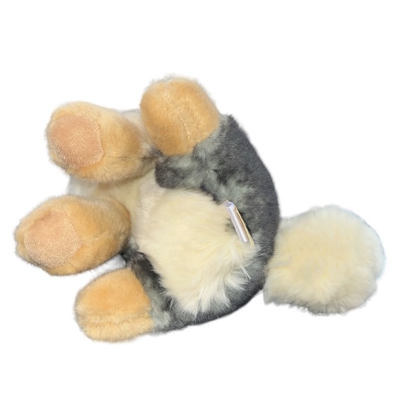 Howling Gray Wolf Grey Plush MIYONI Aurora 9" Inch Stuffed Animal Plush Sitting - Picture 5 of 7